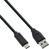 InLine 35733 USB-kabel 3 m USB 2.0 USB A USB C Zwart