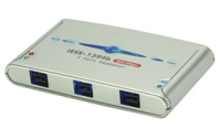 Lindy 3 Port FireWire 800 Repeater Hub Ezüst