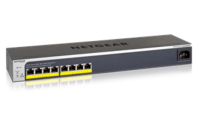 NETGEAR GS408EPP Managed L2 Gigabit Ethernet (10/100/1000) Power over Ethernet (PoE) 1U Black