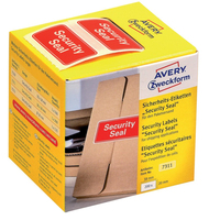 Avery 7311 etiqueta de impresora Rojo Etiqueta para impresora autoadhesiva