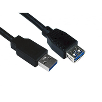 Cables Direct USB3-823 USB cable 3 m USB 3.2 Gen 1 (3.1 Gen 1) USB A Black