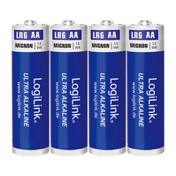 LogiLink LR6B4 huishoudelijke batterij Wegwerpbatterij AA Alkaline