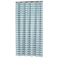 Sealskin 235291326 cortina de ducha Anillo Textil Azul, Blanco