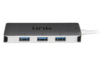 Link Accessori LKCCH02 hub di interfaccia USB 3.2 Gen 2 (3.1 Gen 2) Type-C 10000 Mbit/s Argento