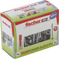 Fischer DUOPOWER 6 x 30 PH LD 50 szt. Kotwa rozprężna 30 mm