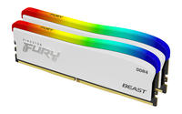 Kingston Technology FURY 32GB 3600MT/s DDR4 CL18 DIMM (Kit of 2) Beast bianco RGB SE