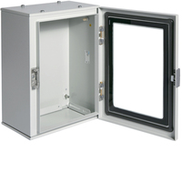 Hager orion+ Obudowa stalowa 400x300x200mm, IP65, drzwi transparentne