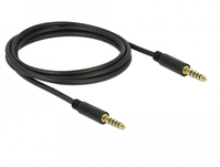 DeLOCK 85792 audio kabel 2 m 4.4mm Zwart