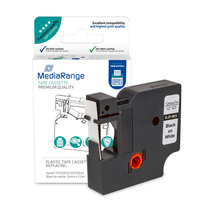 MediaRange MRDY45013 etichetta per stampante Nero Etichetta per stampante autoadesiva