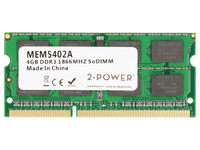 2-Power 4GB DDR3 1866MHZ SODIMM Memory - replaces CT51264BF186DJ