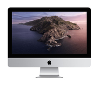 Apple iMac Intel® Core™ i3 54,6 cm (21.5") 4096 x 2304 Pixel All-in-One-PC 8 GB DDR4-SDRAM 256 GB SSD AMD Radeon Pro 555X macOS Catalina 10.15 Wi-Fi 5 (802.11ac) Silber