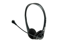 Equip 245304 fejhallgató és headset Vezetékes Fejpánt Iroda/telefonos ügyfélközpont Fekete