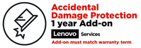 Lenovo Accidental Damage Protection - Accidental damage coverage (for system with 1 year on-site warranty) - 1 year - for ThinkCentre M60, M60q Chromebox, M70q Gen 3, M70s Gen 3...