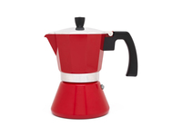 Leopold Vienna LV113007 machine à café manuelle Cafetière à moka 0,31 L Rouge