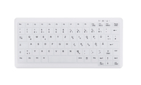 CHERRY AK-C4110 teclado RF inalámbrico AZERTY Belga Blanco