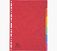 Exacompta 89H divisor Caja de cartón Multicolor