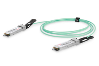 Digitus DN-81626 Glasvezel kabel 10 m QSFP28 AOC OM3/OM4 Aqua-kleur