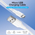 Vention USB 2.0 A Male to Micro-B Male 2A Cable 1M White