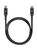 DEQSTER Ladekabel Lightning auf USB-C, 1m, Schwarz, MFI zertifiziert