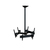 Hagor 3337 monitor mount / stand 165.1 cm (65") Black Ceiling