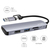 4smarts 469630 laptop dock & poortreplicator Bedraad USB 3.2 Gen 1 (3.1 Gen 1) Type-A + Type-C Grijs