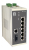 LevelOne 8-Port Fast Ethernet PoE Industrial Switch, 802.3af PoE, 4 PoE Outputs, DIN-Rail, 1 x SC Multi-Mode Fiber, 61.6W, -20°C to 70°C