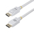 StarTech.com 6ft (1.8m) White VESA Certified DisplayPort 1.2 Cable, 4K 60Hz, 21.6Gbps, Latching DP Connectors, DP 1.2 DisplayPort Cable, DP Monitor Cord, M/M