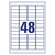 Avery L4778-8 etykiet do nadruku Biały Samoprzylepne etykiety do drukowania