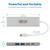 Tripp Lite U442-DOCK10-S USB-C Dock – 4K HDMI, USB 3.x (5 Gbps), USB-A-Nabenanschlüsse, Speicherkarte, 60 W PD-Aufladung