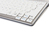 BakkerElkhuizen UltraBoard 950 Tastatur USB QWERTY UK Englisch Hellgrau, Weiß