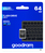 Goodram UPI2 pamięć USB 64 GB USB Typu-A 2.0 Czarny