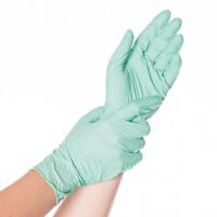 Einweg-Handschuh Nitril, Safe Light, puderfrei, Länge 24cm, Größe S, Grün, 100 Stück/VE
