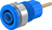 4 mm Sicherheitsbuchse blau SLB4-R