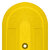 fahrbahntrenner leitschwelle anfang und endstueck gelb modular rundung detail
