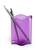 Durable TREND Pen Pot Pencil Holder Desk Tidy Organizer Cup | Clear Purple
