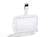 Durable Enclosed DUO 2 Card Clip Security Pass ID Badge Holder | 25 Pack | Clear