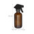 Relaxdays Sprühflasche Glas, 6er Set, 230 ml, Nebel & Strahl, Spritzflasche für Haarpflege, Reinigung & Pflanzen, braun