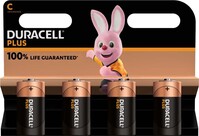 Batterie 1,5V Baby C Plus Power Duracell Plus-C K4 (Bli.4)