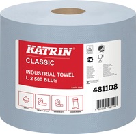 ELOS 481108 Putztuchrolle Katrin Classic L 2 L360xB220ca. mm blau 2-lagig