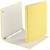DONAU 326498008 Ringbuch 4-Ringe gelb 3,5 cm DIN A4 Ablage u. Ordnung