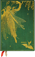 PAPERBLANKS Agenda Olive Fairy 2025 DHD5971 1T/1S TAG Mini HC DE 9.5x14cm