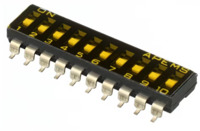 DIP-Schalter, 5-polig, gerade, 25 mA/24 VDC, IKD0500000