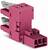 WAGO WAGO GmbH & Co. KG Hálózati H elosztó [Hálózati dugó - Hálózati csatlakozóalj, Hálózati csatlakozóalj] Össz pólusszám: 3 Rózsaszín 50 db