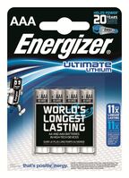 1x4 ENERGIZER Ultimate Lithium Micro AAA LR 03 1,5V Inny