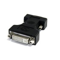 DVI TO VGA CABLE ADAPTER DVI to VGA Cable Adapter - Black - F/M, VGA, DVI-I, Male/Female, Black