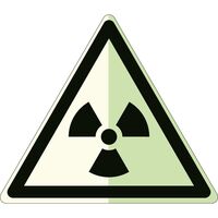 Glow-in-the-dark safety sign, ,