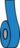 Rohrmarkierungsband - Blau, 50 mm x 33 m, Polyester, Farbig, B-8423