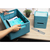 The Smart Case, klappbare Maxi-Box A4+, Skandi - Pazifikblau