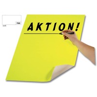 Plakatkarton 48x68cm, 380g/m², weiß FOLIA 65701