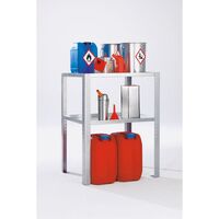 Drum and small container shelf unit
